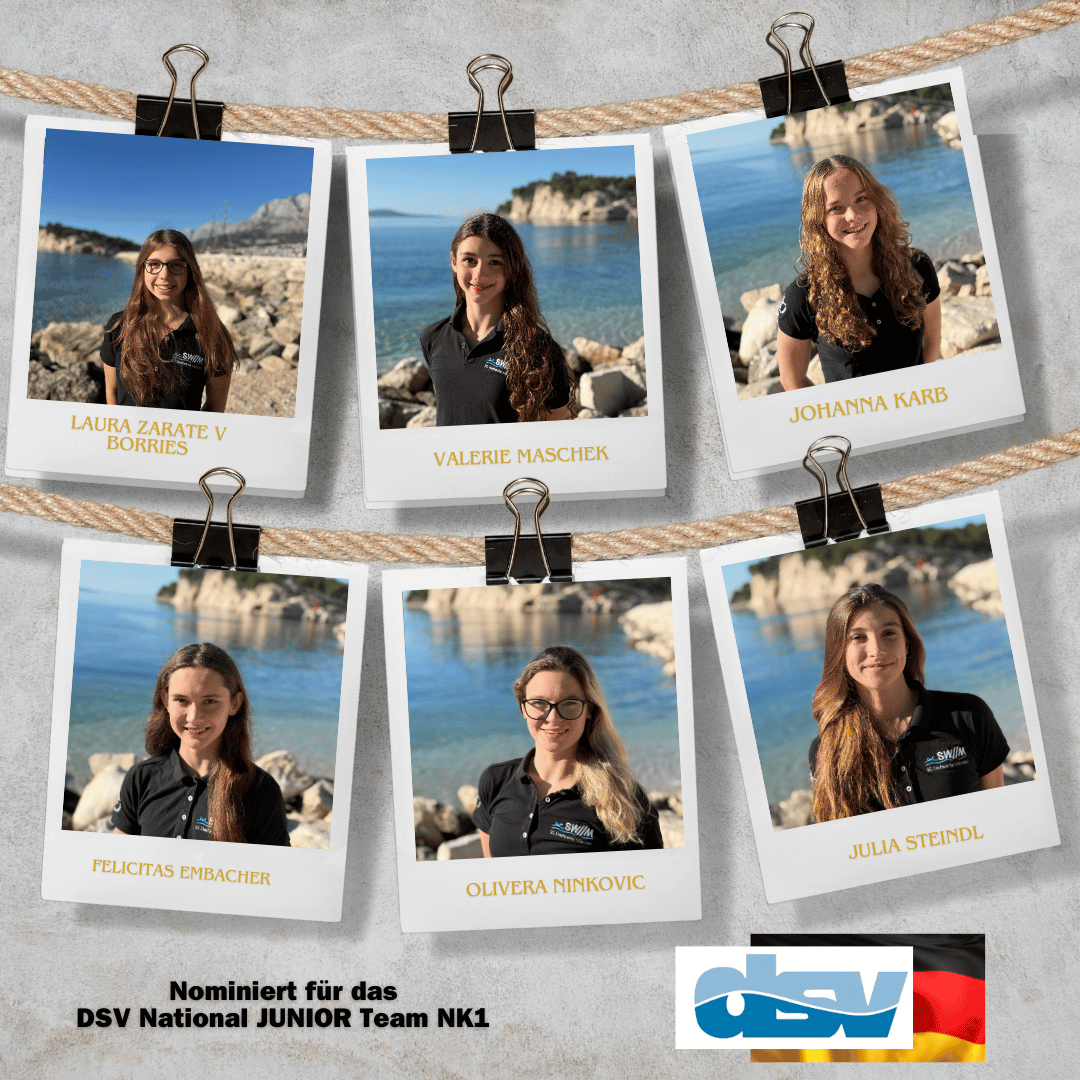 25_26 DSV Junior Nationalteam, 6  Athletinnen der Isarnixen nominiert